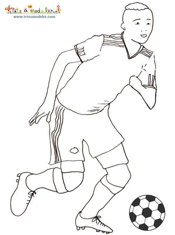 Dessins En Couleurs À Imprimer : Football, Numéro : 464619 destiné Dessin De Foot A Imprimer