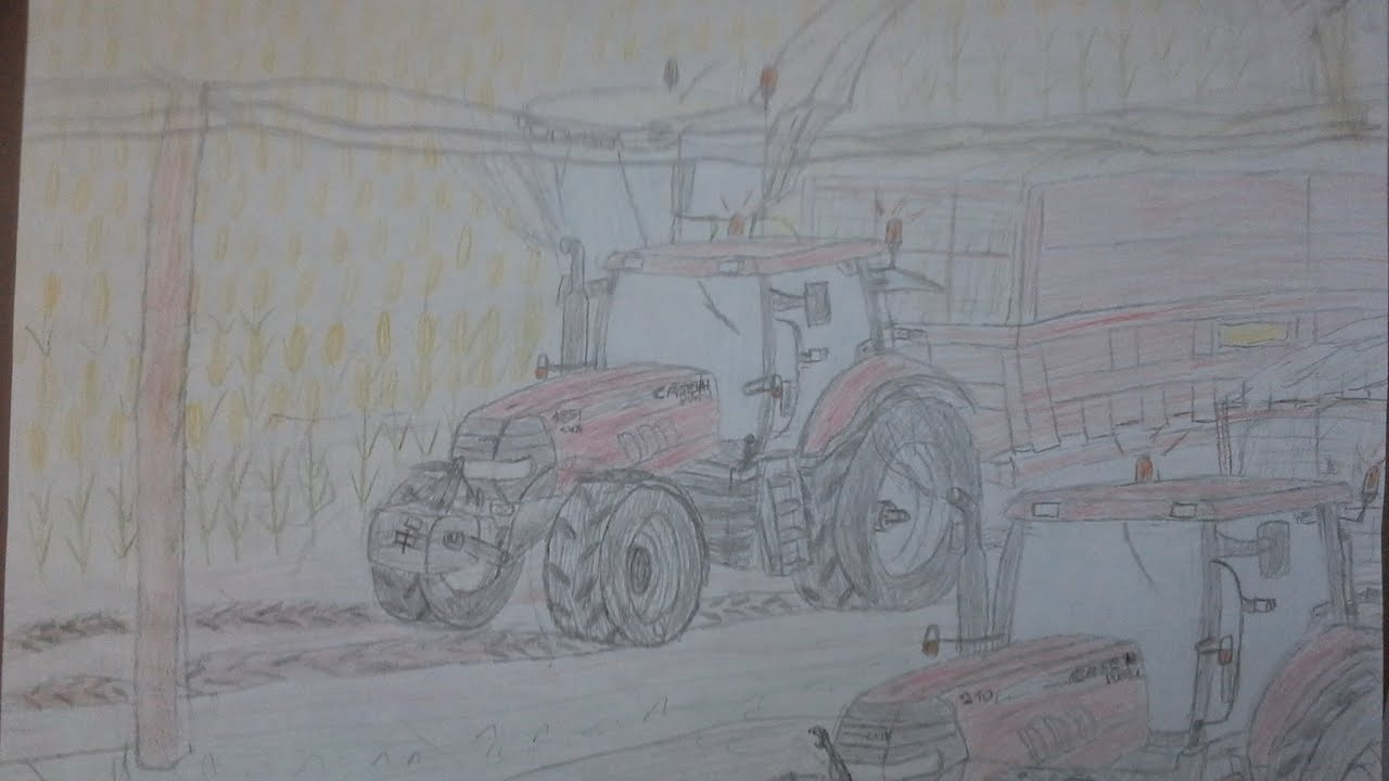 [Dessins] Ensilage Maïs 2015 Dans Le Morbihan Avec Krone destiné Comment Dessiner Un Tracteur