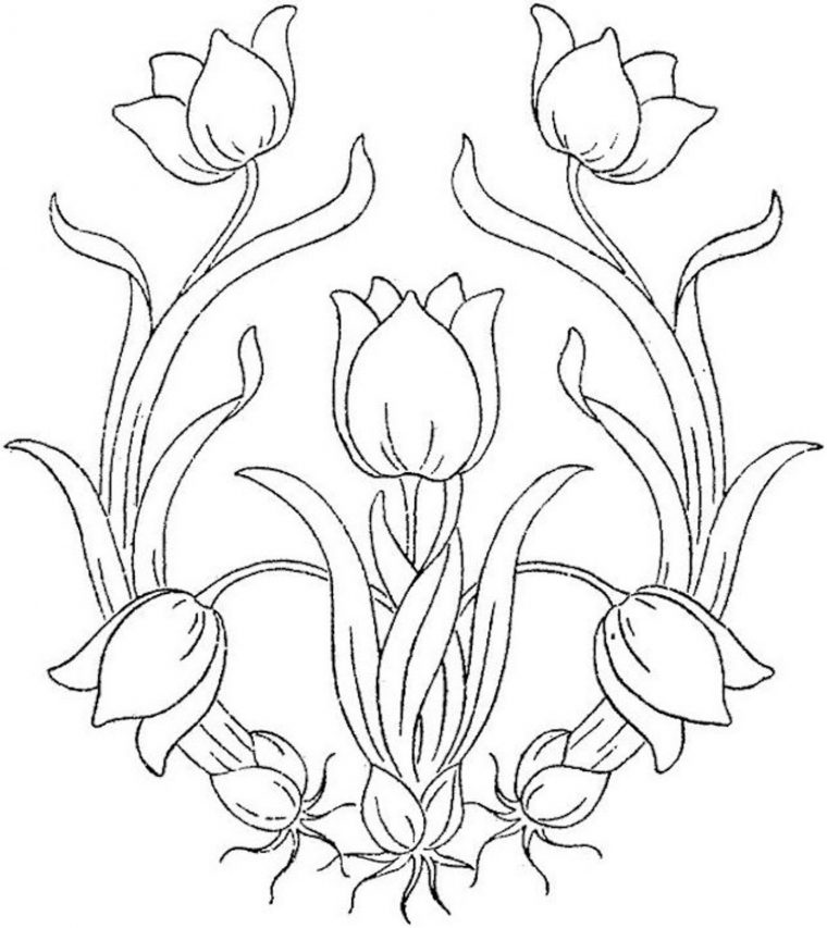 Dessins Et Coloriages: 5 Coloriages De Fleurs En Ligne À tout Coloriage De Printemps