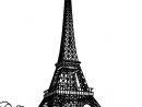 Dessins Et Coloriages: Page De Coloriage Grand Format À dedans Tour Eiffel Dessin