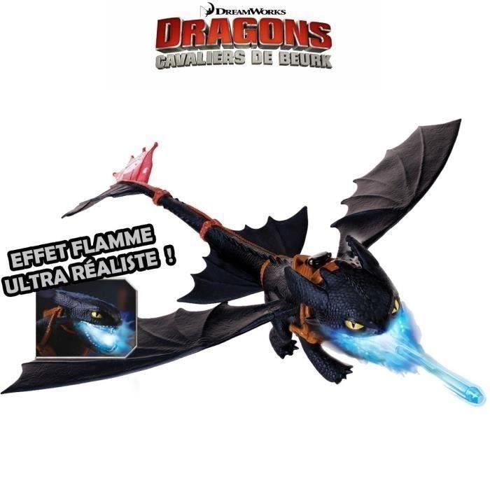 Destockage Dragons - Krokmou Cracheur De Flammes Dragons avec Dragon Croque Mou 