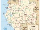 Detailed Gabon Administrative Map With All Cities avec Carte Administrative Du Gabon
