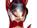 Diable Instantanée Set Tissu Rouge Déguisement Diable pour Diable Halloween