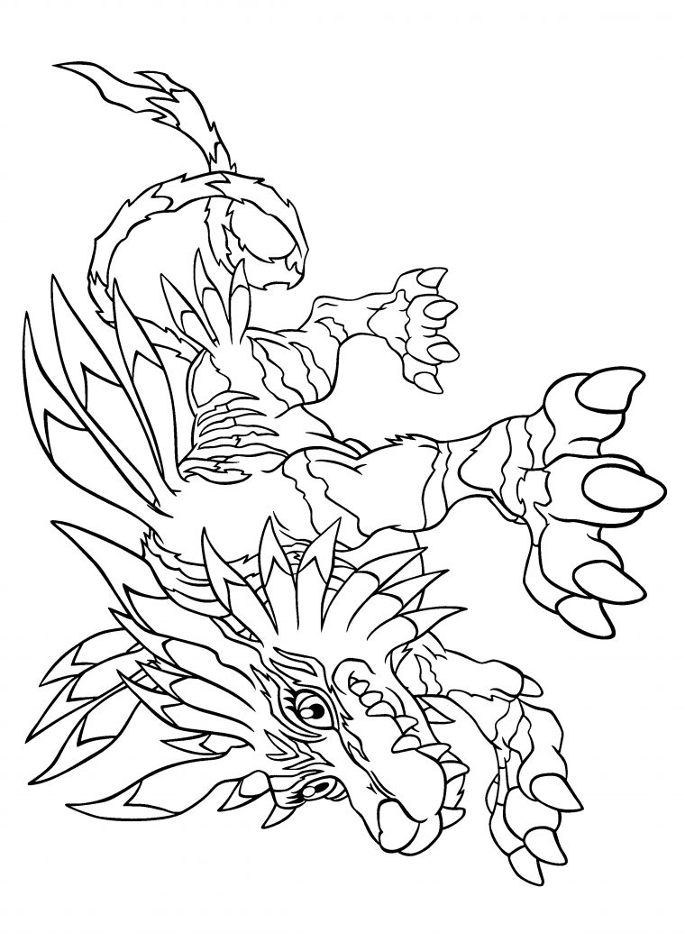 Digimon Coloriages À Imprimer Colorier – Coloriages1001.Fr encequiconcerne Coloriages