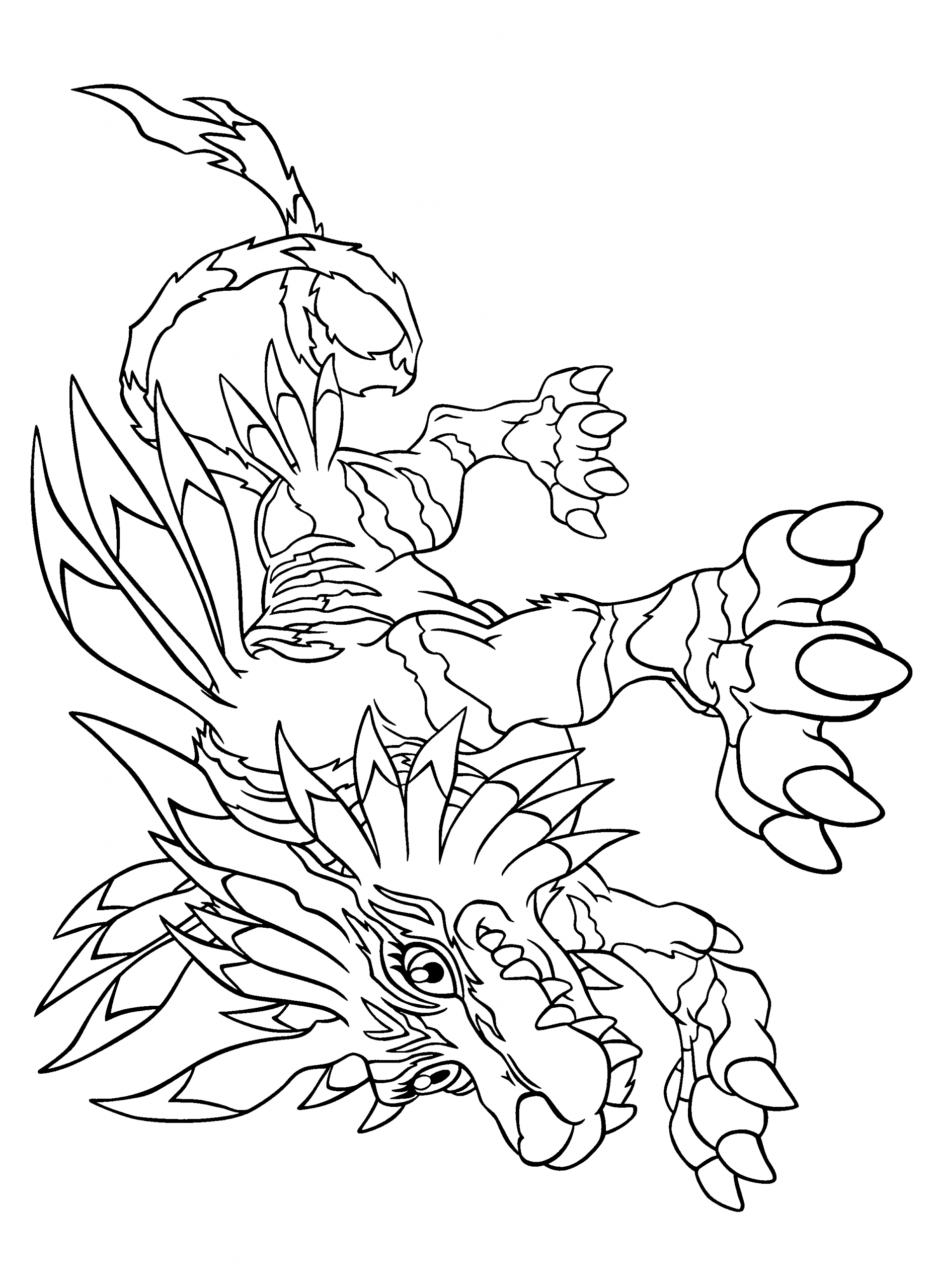 Digimon Coloriages À Imprimer Colorier - Coloriages1001.Fr encequiconcerne Coloriages 