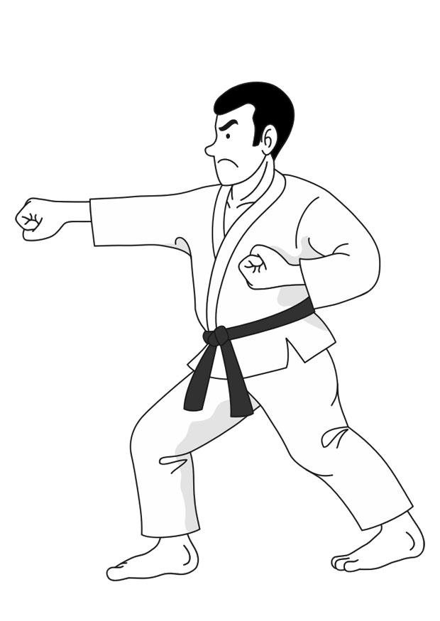 Disegno Da Colorare Judo - Disegni Da Colorare E Stampare concernant Coloriage Judo