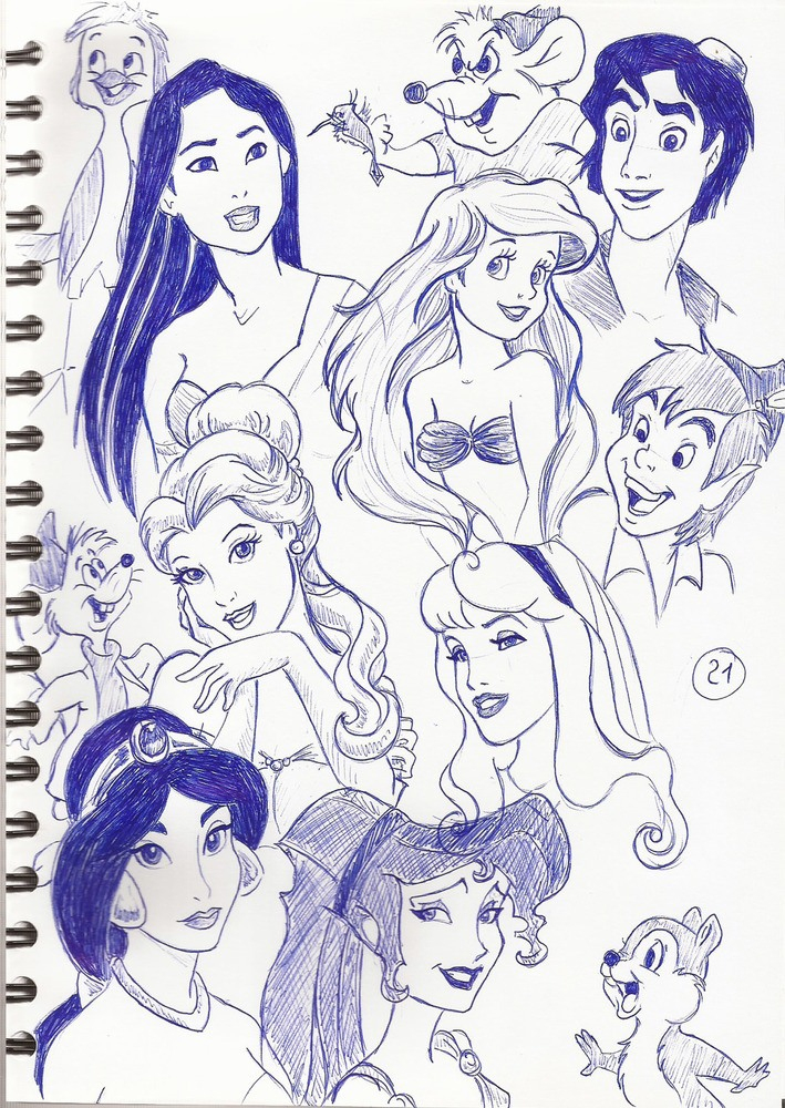 Disney Daily Challenge - Apprendre A Dessiner destiné Apprendre À Dessiner Personnage 