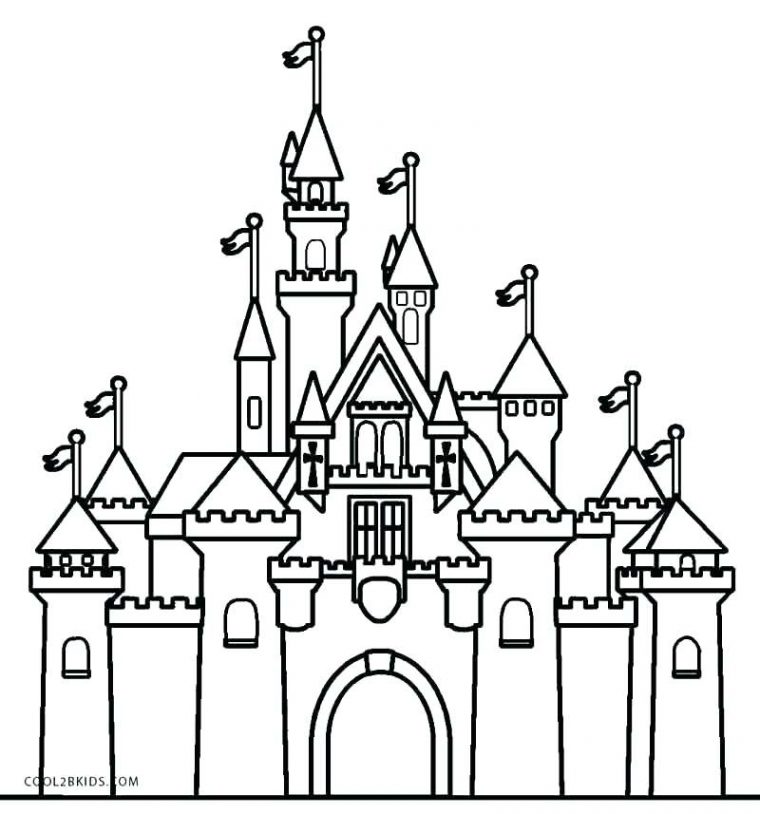 Disneyland Castle Drawing At Paintingvalley  Explore destiné Coloriage Disneyland Paris