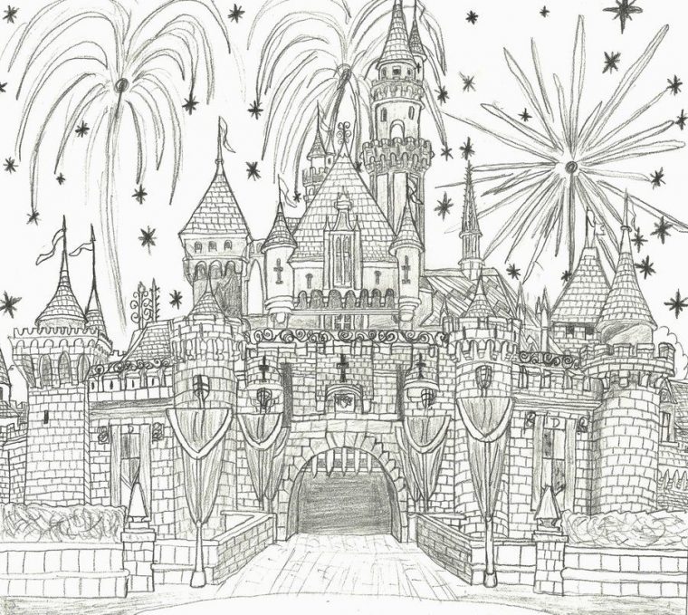 Disneyland Castle S Coloring Pages – Haircut à Coloriage Disneyland Paris