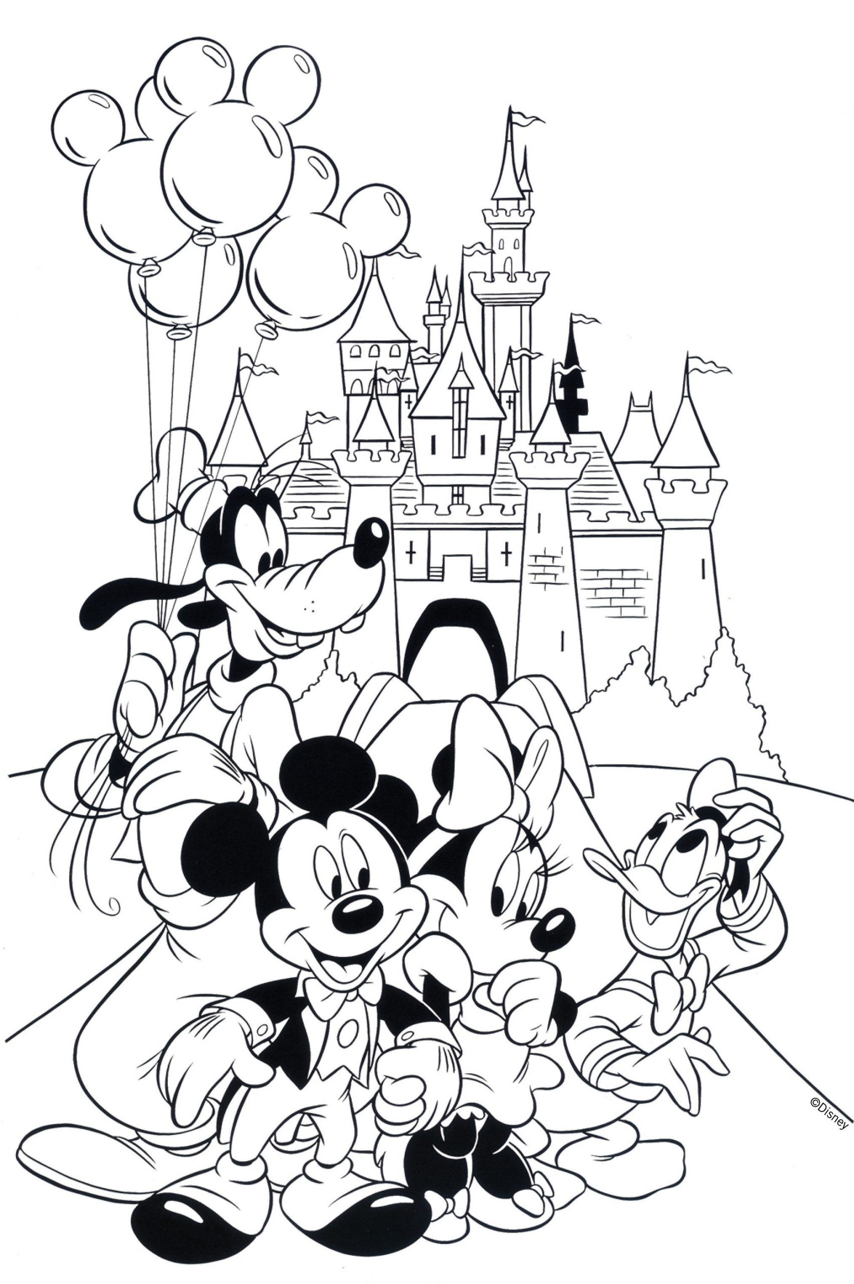 Disneyland Park S Coloring Pages - Best Haircuts Girl 2020 avec Coloriage Disneyland Paris 