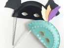 {Diy} 15 Modèles De Masques À Réaliser Avec Des Assiettes pour Fabriquer Masque Halloween