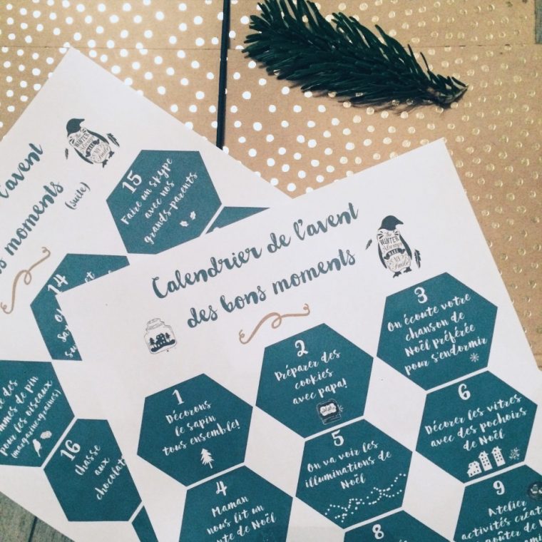 Diy Calendrier De L'Avent Qui Ne Fait Pas Grossir – Le pour Calendrier De L Avan