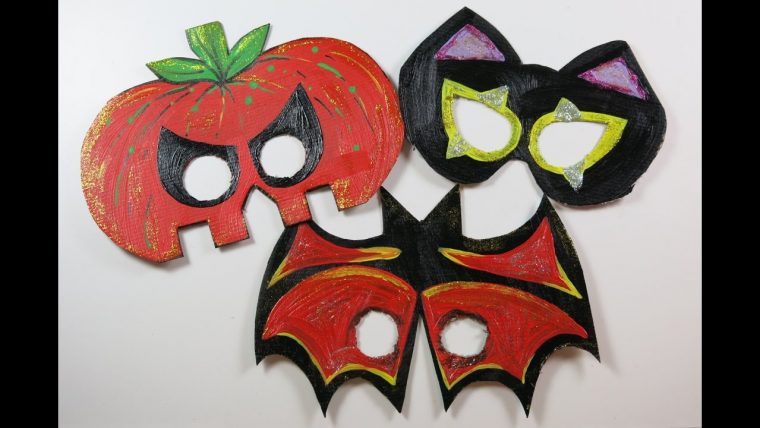 Diy Cute Halloween Masks For Kids. How To Make Masks From avec Fabriquer Masque Halloween