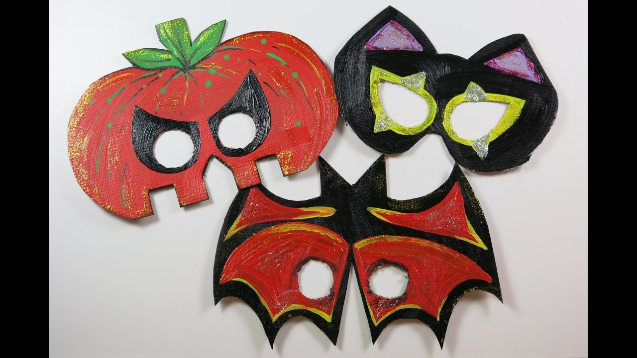 Diy Cute Halloween Masks For Kids. How To Make Masks From avec Fabriquer Masque Halloween 