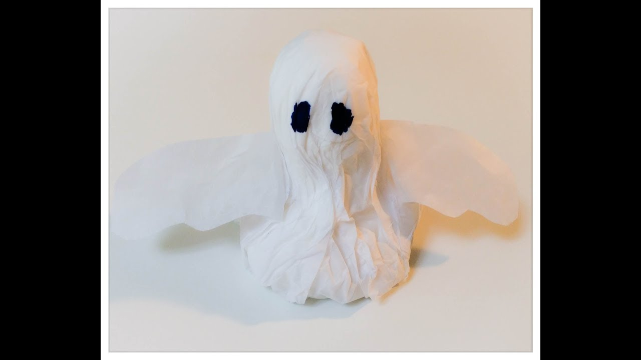 Diy Decoration D&amp;#039;Halloween: Fantôme En Papier. Paper Ghost intérieur Fabriquer Fantome Halloween 