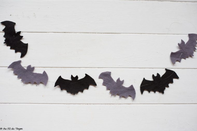 Diy – Deux Idées De Décoration "Chauve-Souris" Pour destiné Chauve Souris Pour Halloween