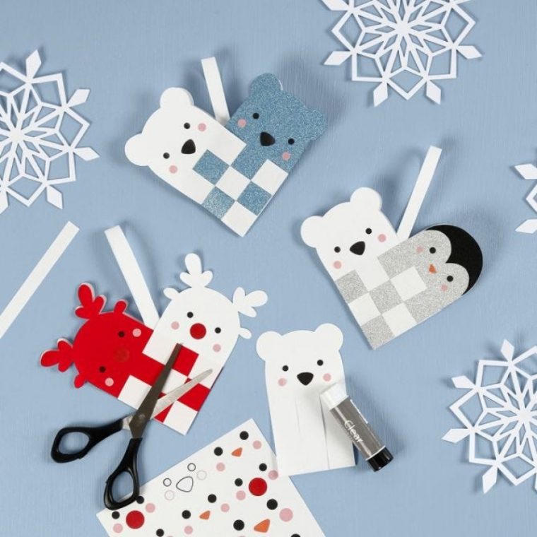 Diy Noël Enfant : Faire Des Suspensions Polaires En Papier encequiconcerne Activité De Noel A Imprimer