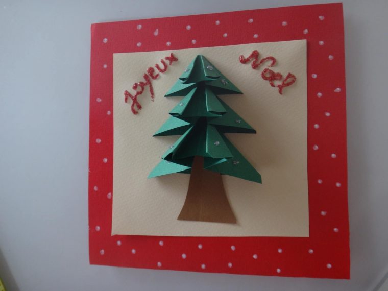 Diy Tuto Carte De Voeux Noël 3D à Mots Mã©Lã©S De Noel Cycle 3