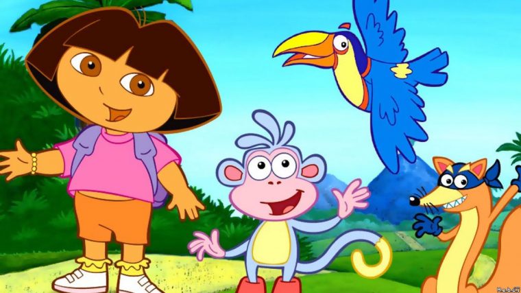Dora L'Exploratrice avec Dora Exploratrice