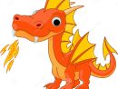 Dragon D'Incendie De Dessin Animé Illustration De Vecteur destiné Dragon Dessin Animé