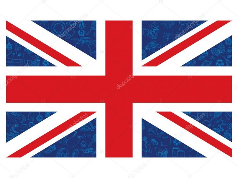 Drapeau D'Angleterre Avec Éléments Olympiques Image serapportantà Drapeau D Anglettere