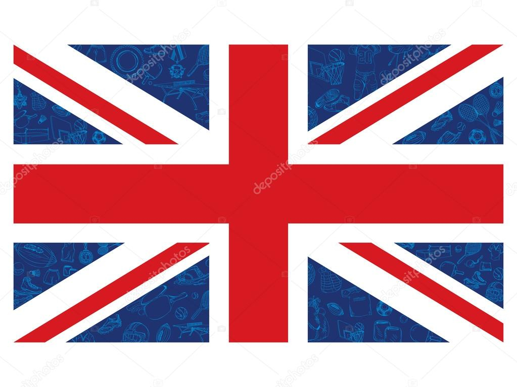 Drapeau D&amp;#039;Angleterre Avec Éléments Olympiques Image serapportantà Drapeau D Anglettere 