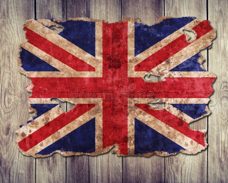 Drapeau De L'Angleterre Sous La Forme De Papier Déchiré De à Drapeau De L Angleterre Image