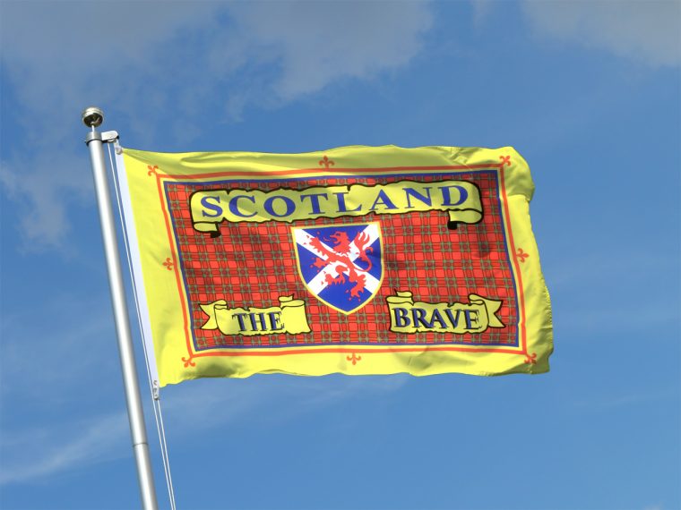 Drapeau Ecosse Scotland The Brave – 90 X 150 Cm concernant Écosse Drapeau