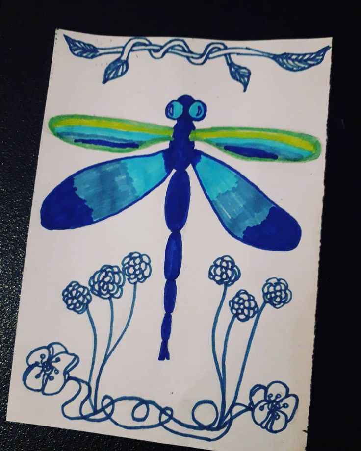 Drawing Drawings Dragonfly Dessin Dessins Libellule destiné Libellule Dessin 