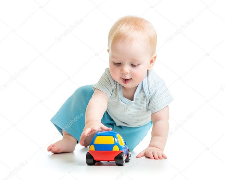 Drôle Garçon Enfant Jouer Avec Jouet Voiture Image Libre à Image Enfant Qui Joue