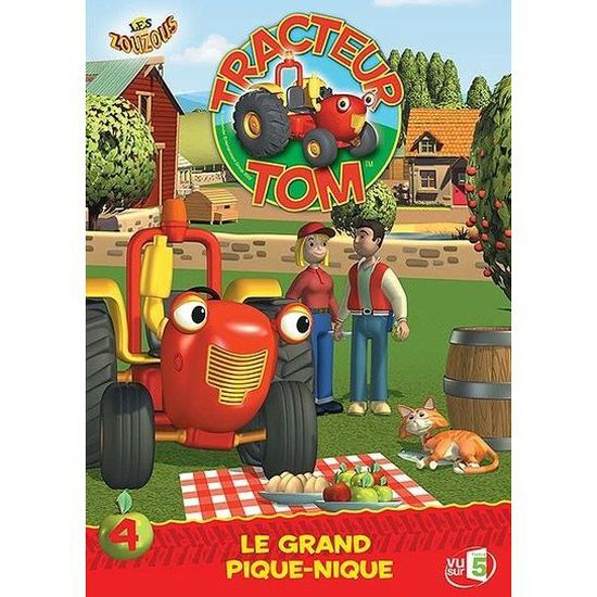 Dvd Tracteur Tom, Vol. 4 : Le Grand Pique-Nique intérieur Video Tom Le Tracteur 