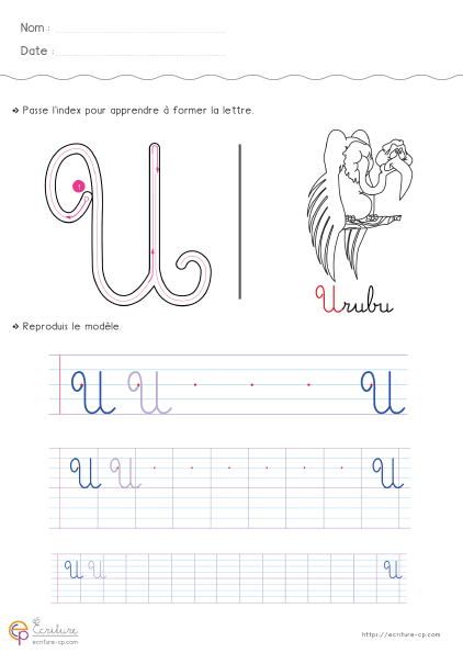 Écrire L&amp;#039;Alphabet Majuscule Cursive Cp Ce1  Écriture encequiconcerne Alphabet Cursive À Imprimer 