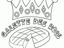 El Conde. Fr: Invitation Fête 'Galette Des Rois' encequiconcerne Coloriage Galette