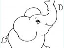 Éléphant À Colorier Unique Image Coloriage D Éléphant À pour Image Éléphant À Colorier