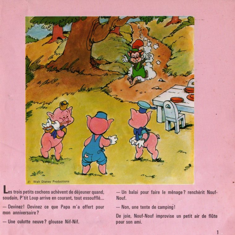 En-Broc: Llp-379 F : P'Tit Loup Et Les Trois Petits Cochons dedans Le Trois Petit Cochon