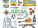 Encontre Imagens Stock De Portugal Elements Symbols Hand intérieur Portugal Dessin