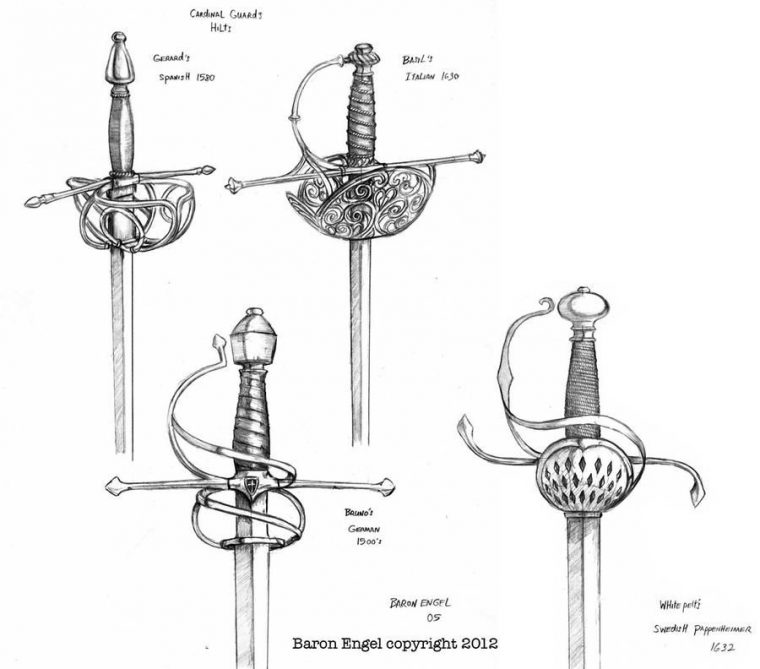 Épée Escrime Dessin : Éducation Physique En Français: L destiné Dessin Escrime