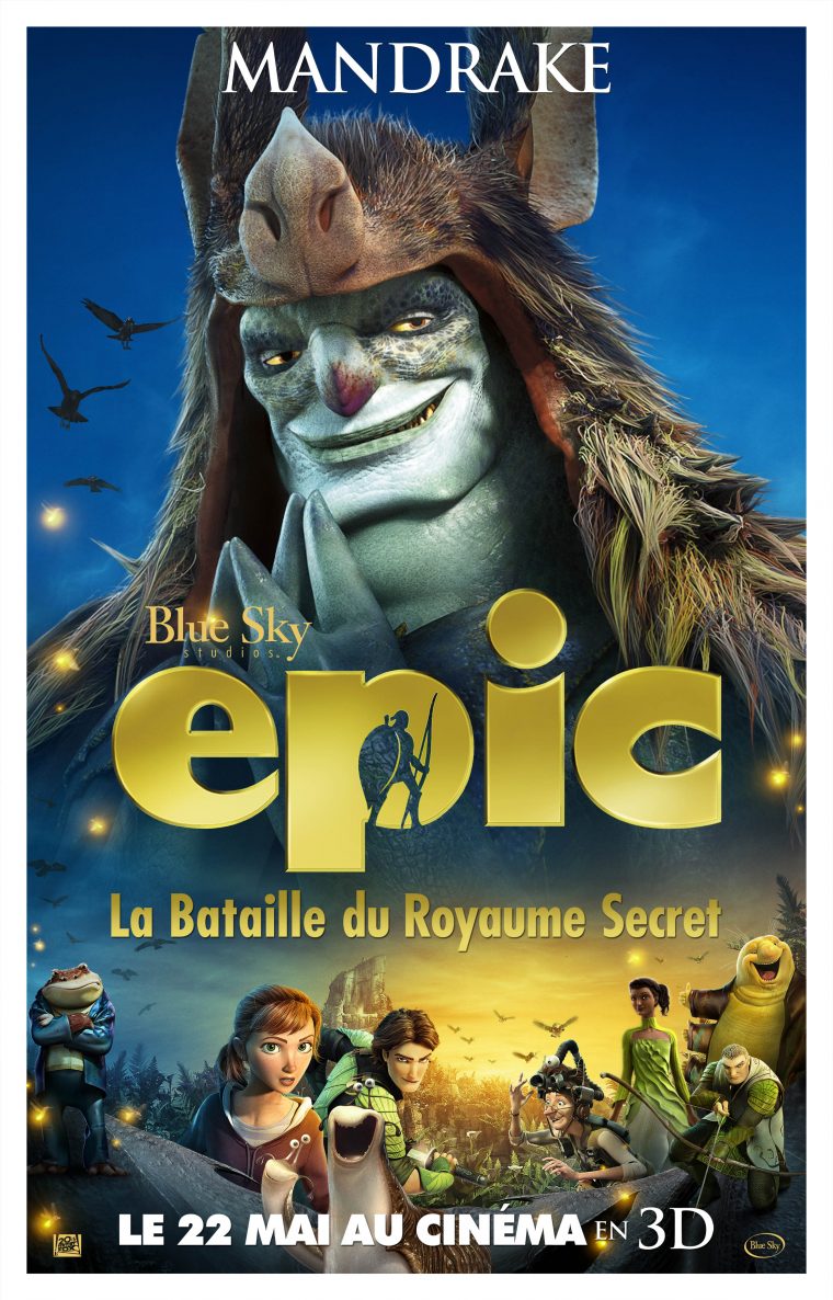 "Epic : La Bataille Du Royaume Secret" : Les Affiches destiné Epic La Bataille Du Royaume Secret