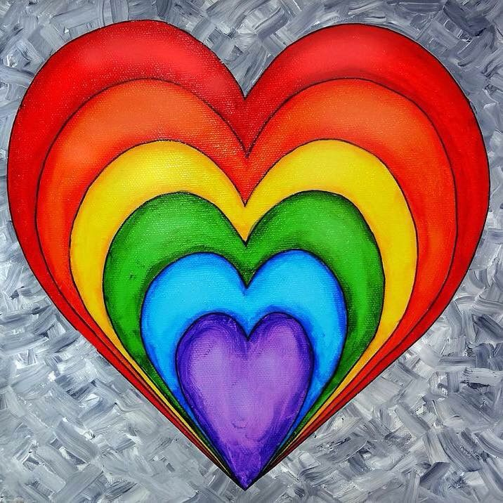 Épinglé Par Kathy Light Sur Hearts  Peinture De Coeur tout Dessin Nounours Avec Coeur 