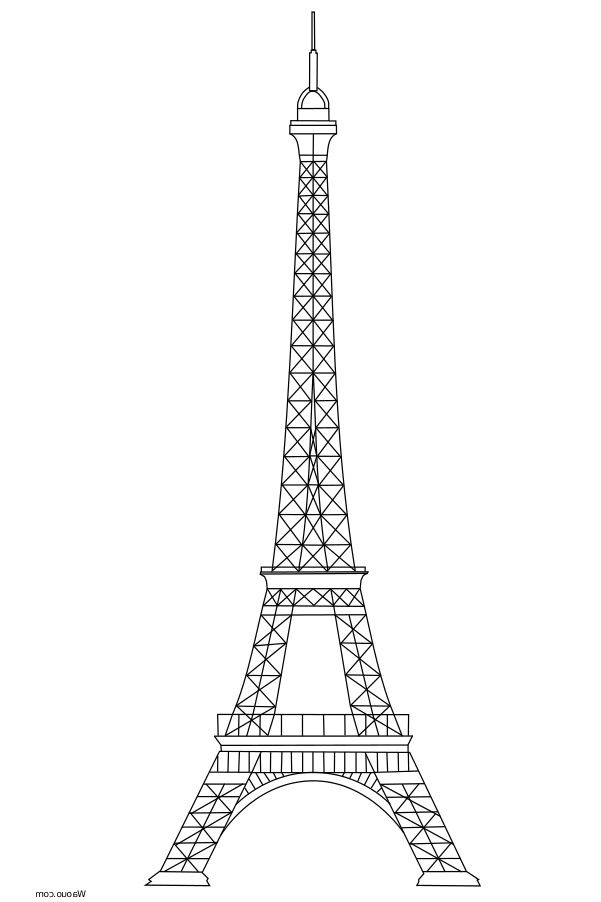 Épinglé Sur Coloration Imprimable serapportantà Photos Tour Eiffel A Imprimer 