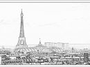 Épinglé Sur Coloration Imprimable serapportantà Tour Eiffel À Colorier
