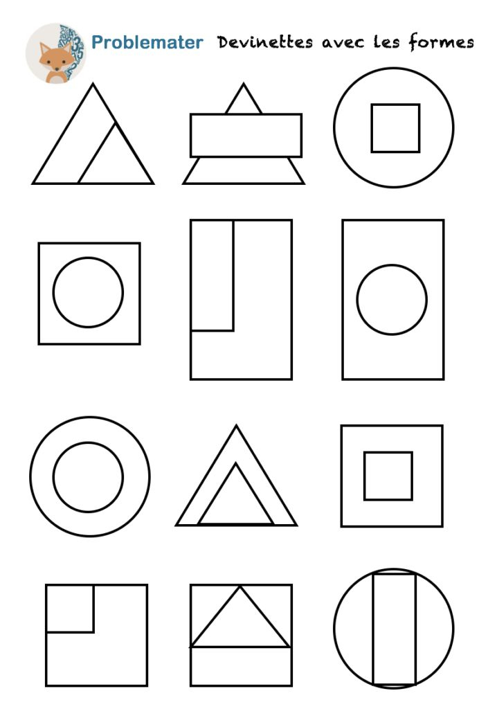 Épinglé Sur Formes Géométriques concernant Formes Géométriques À Découper 