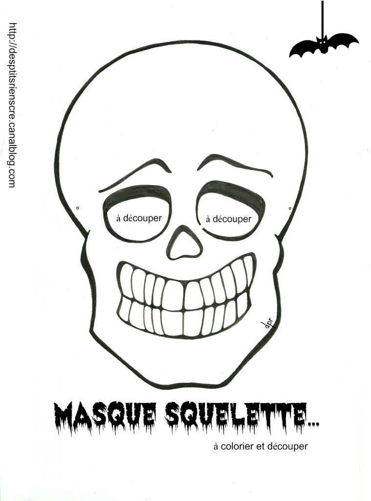 Épinglé Sur Halloween encequiconcerne Masque Halloween À Colorier