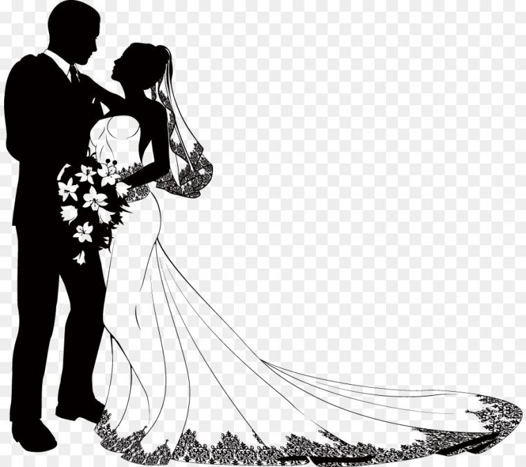 Epoux, Mariage, Dessin Png – Epoux, Mariage, Dessin tout Dessin Mariée