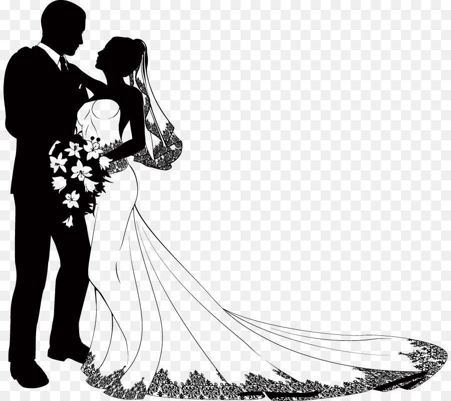 Epoux, Mariage, Dessin Png - Epoux, Mariage, Dessin tout Dessin Mariée 