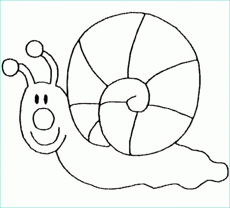 Escargot A Colorier Nouveau Photos Coloriages À Imprimer avec Image Escargot À Colorier