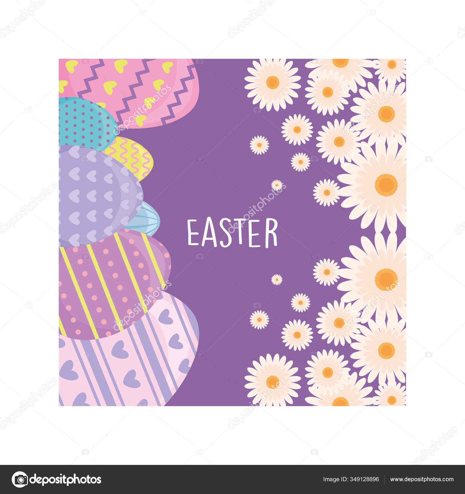 Étiquette Pâques Avec Oeufs, Carte De Vœux — Image destiné Etiquette Paques A Imprimer 