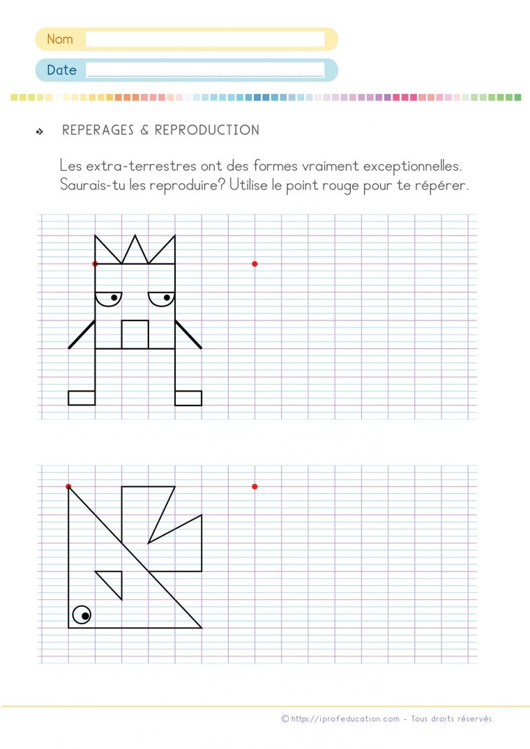 Évaluation Reproduction Sur Quadrillage Ce1 – Primanyc avec Micetf Coloriage Quadrillage