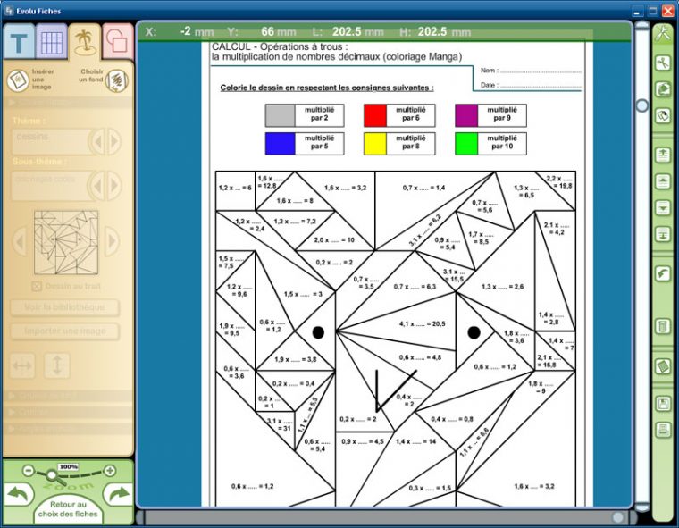 Evolu Fiches : Maths Et Manga (Segpa Niv.2) destiné Logiciel Educatif Cm1Ã§