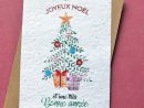 🌱Carte À Planter Joyeux Noël - Sapin Aquarelle - Carte À à Cartes Joyeux Noel A Imprimer Gratuitement